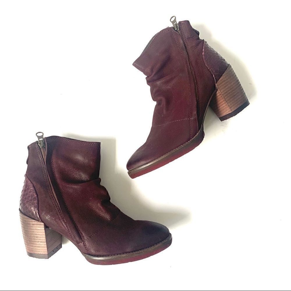 New Original Portugal Designer Wine Burgundy Boots